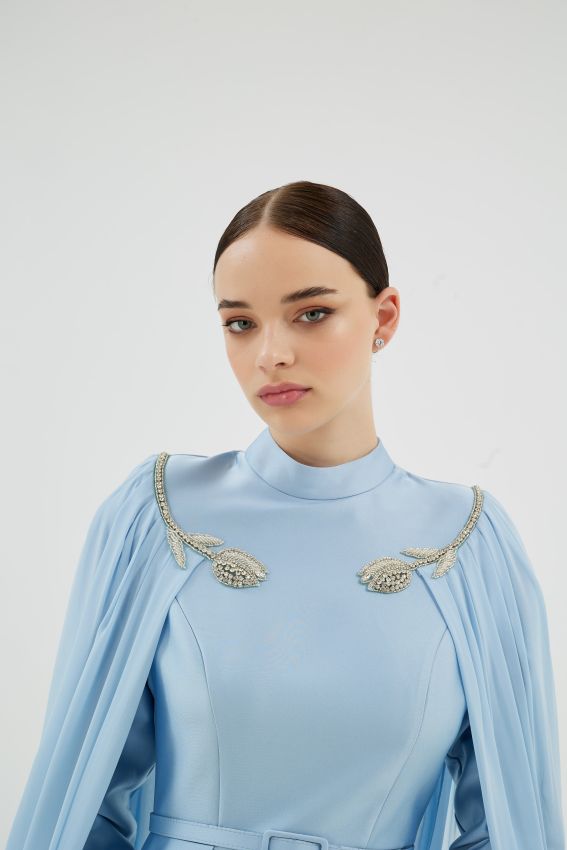  - SHOSAN BEBE MAVİ ELBİSE (1)