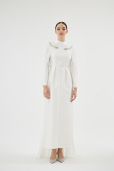 SHOSAN EKRU ELBİSE - Thumbnail