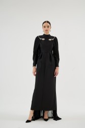 SHOSAN SİYAH ELBİSE - Thumbnail