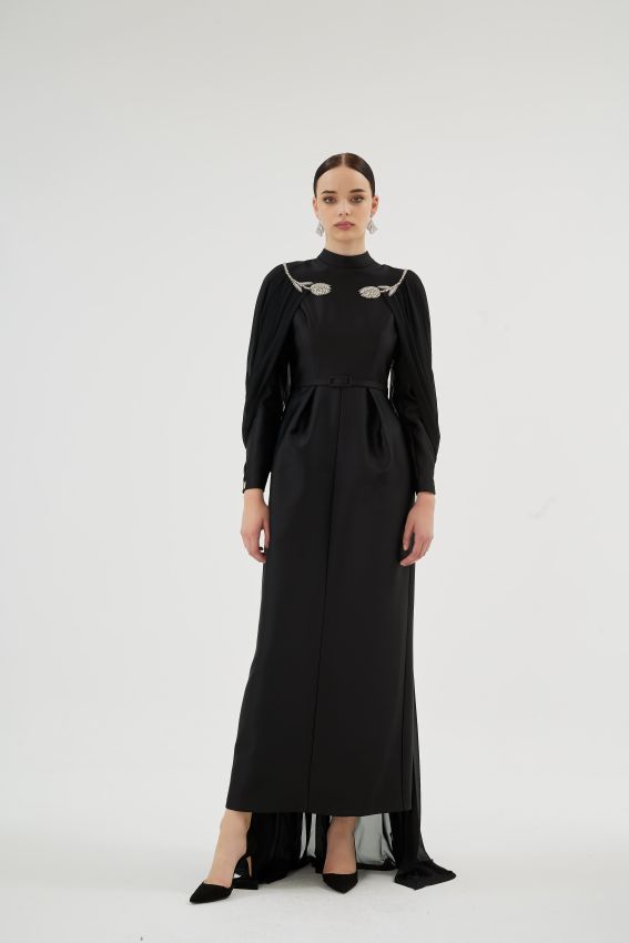  - SHOSAN SİYAH ELBİSE