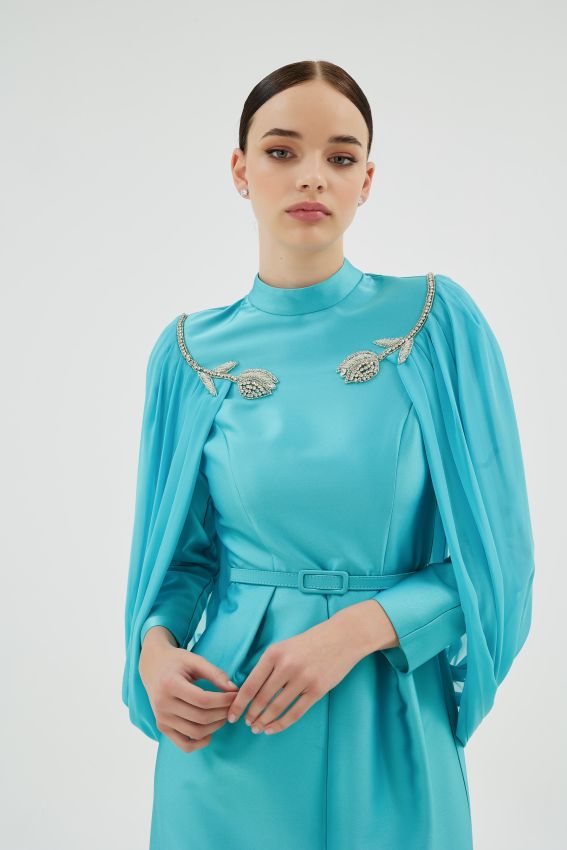  - SHOSAN TURKUAZ ELBİSE (1)