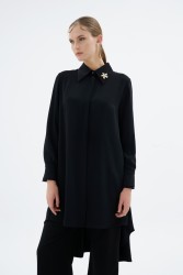SOLENE TUNİK SİYAH - Thumbnail