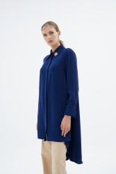 SOLENE TUNİK LACİVERT - Thumbnail