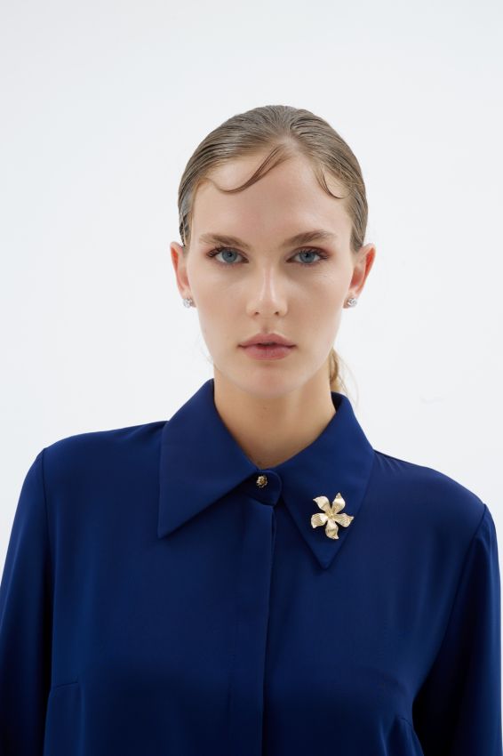 SOLENE TUNİK LACİVERT