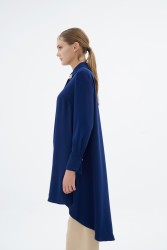 SOLENE TUNİK LACİVERT - Thumbnail