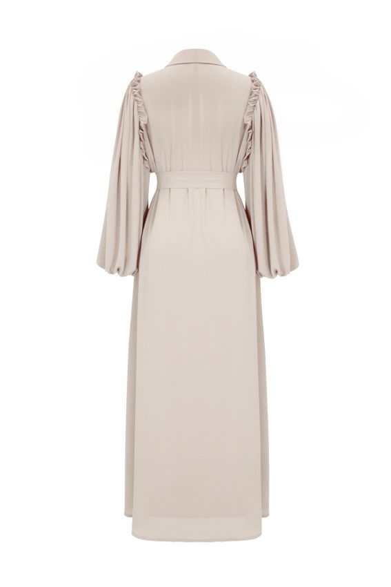 Senna - TAYLOR ELBİSE BEJ (1)