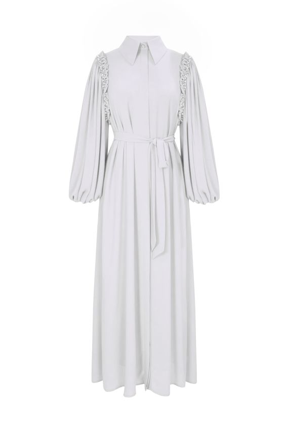 Senna - TAYLOR EKRU ELBİSE 