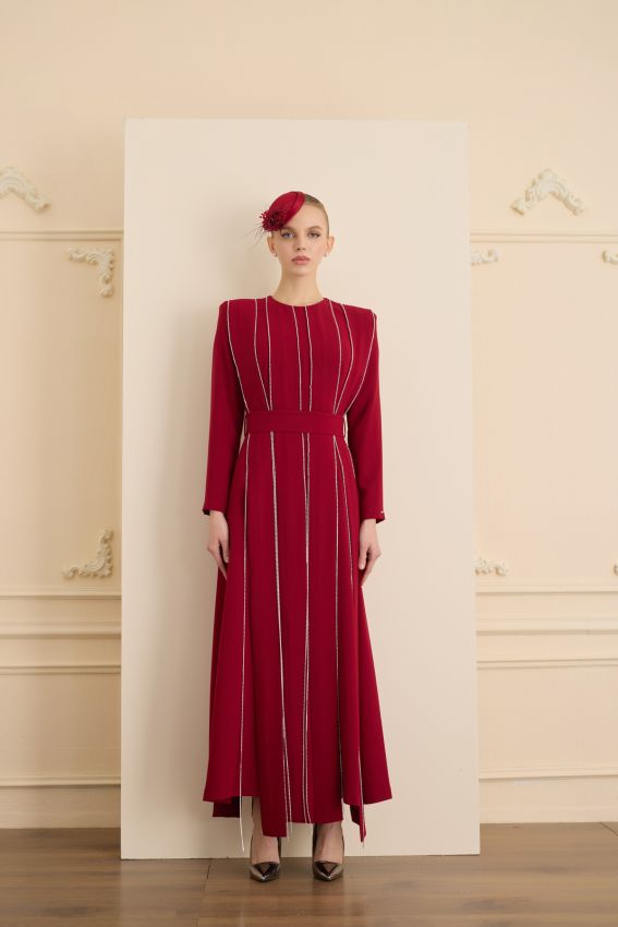 Senna - TEASE ELBİSE BORDO