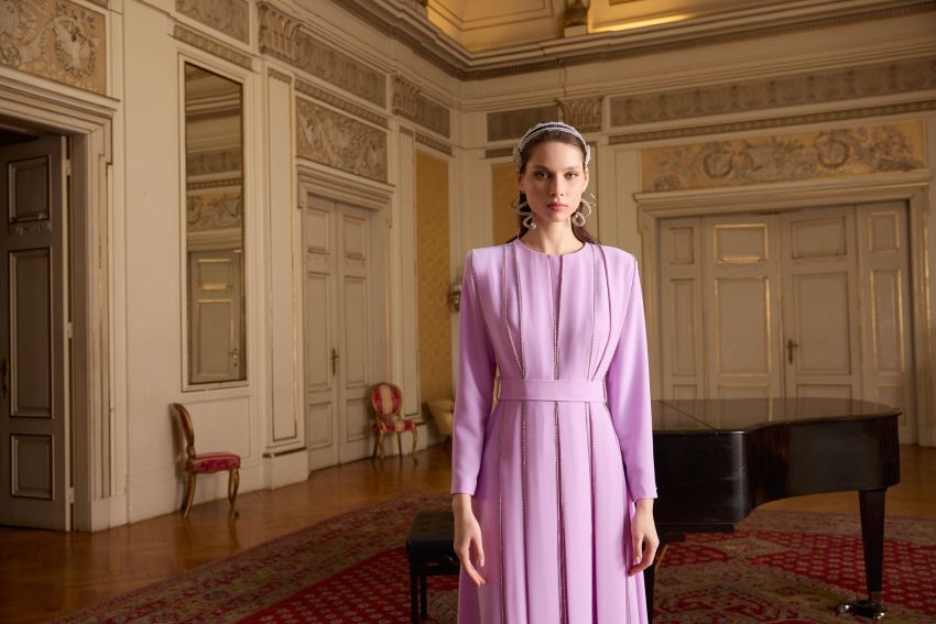 Senna - TEASE ELBİSE LİLA (1)