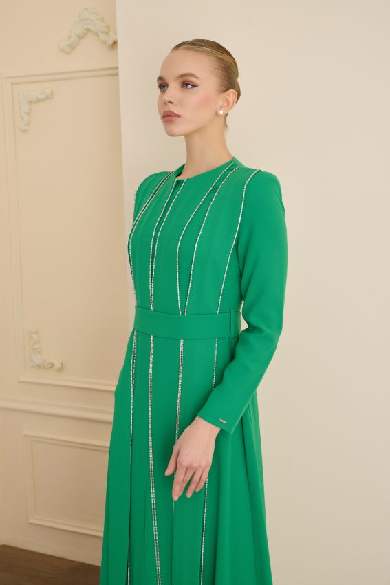 Senna - TEASE ELBİSE YEŞİL (1)