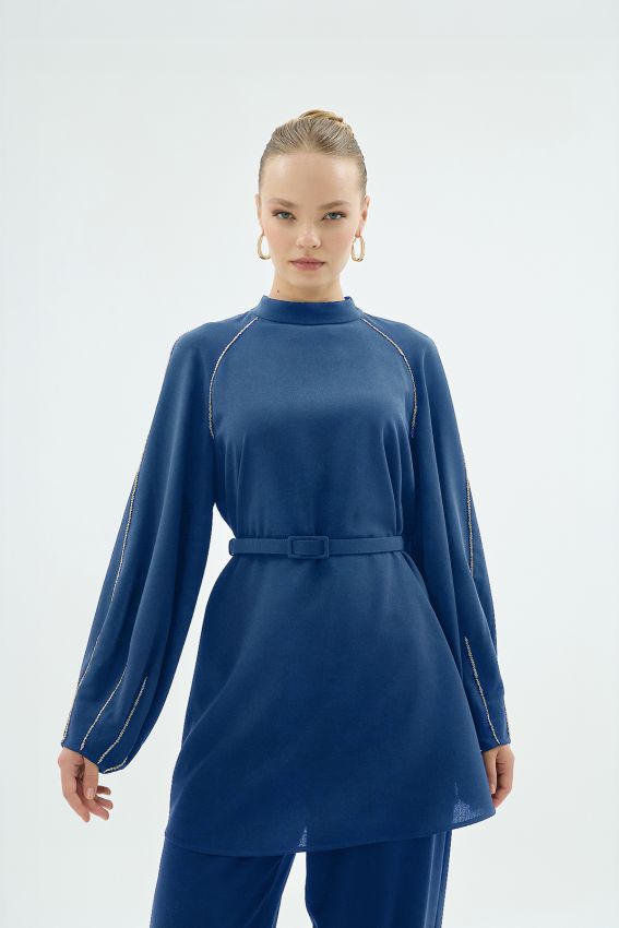 Senna - TINA BLUZ LACİVERT