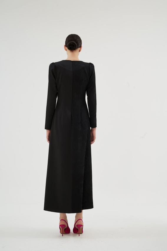 TIRENA SİYAH ELBİSE