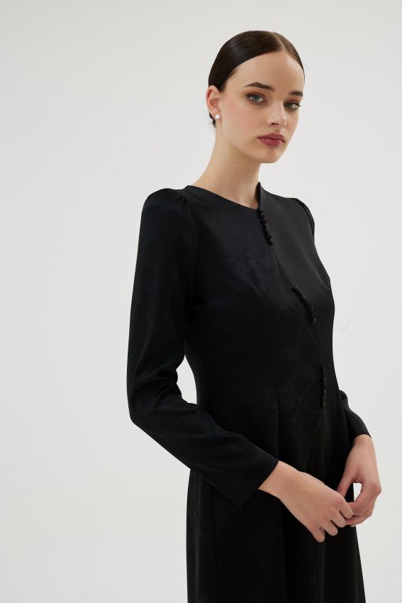 TIRENA SİYAH ELBİSE