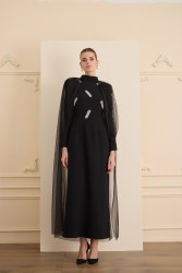 VANESSA ELBİSE SİYAH - Thumbnail