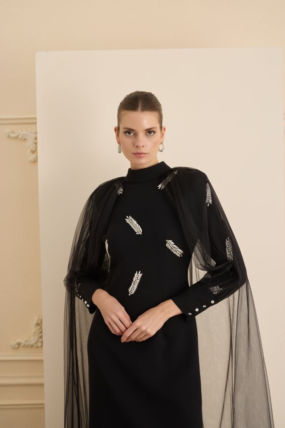 Senna - VANESSA ELBİSE SİYAH (1)