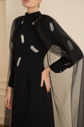 VANESSA ELBİSE SİYAH - Thumbnail