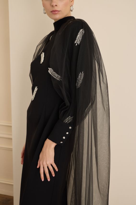 VANESSA ELBİSE SİYAH