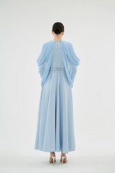 VELORA BEBE MAVİ ELBİSE - Thumbnail