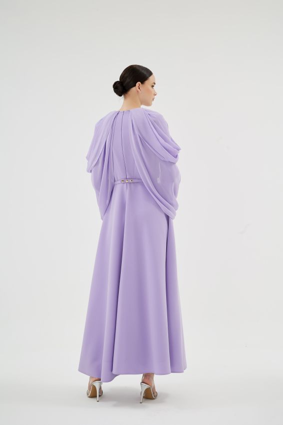 VELORA LİLA ELBİSE