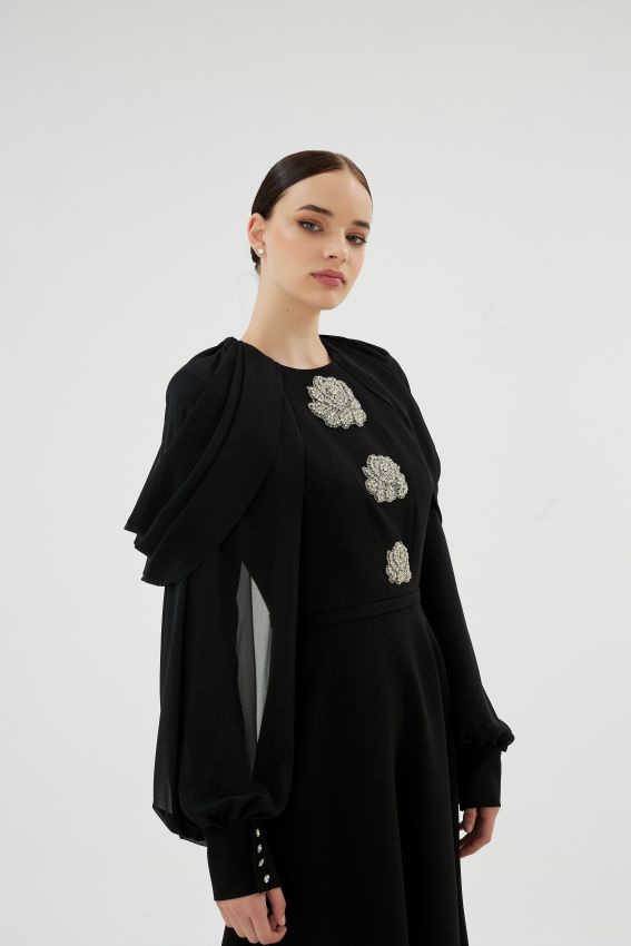  - VELORA SİYAH ELBİSE (1)