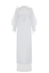 VANESSA ELBİSE EKRU - Thumbnail