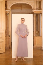 VANESSA ELBİSE GİZEMLİ LİLA - Thumbnail