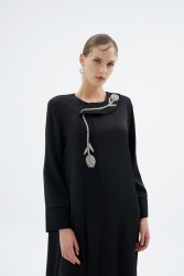 VERA ABAYA SİYAH - Thumbnail