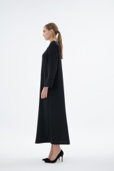 VERA ABAYA SİYAH - Thumbnail