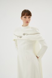 VERA EKRU ELBİSE - Thumbnail