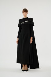 VERA SİYAH ELBİSE - Thumbnail