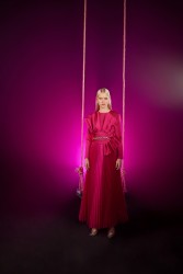 VIOLANDA DRESS FUŞYA - Thumbnail