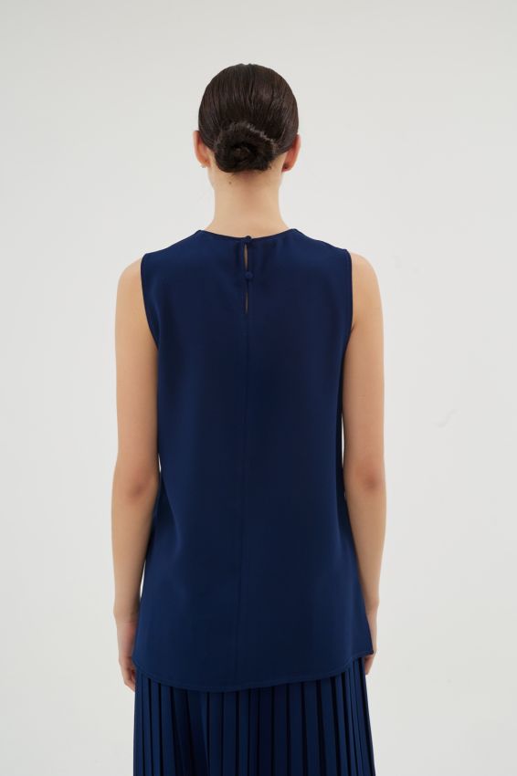  - VIOLETTA LACİVERT BLUZ (1)