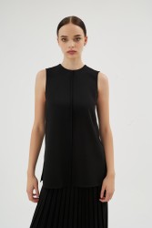 VIOLETTA SİYAH BLUZ - Thumbnail