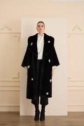 VIONA COAT SİYAH - Thumbnail