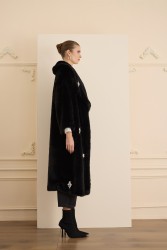 VIONA COAT SİYAH - Thumbnail