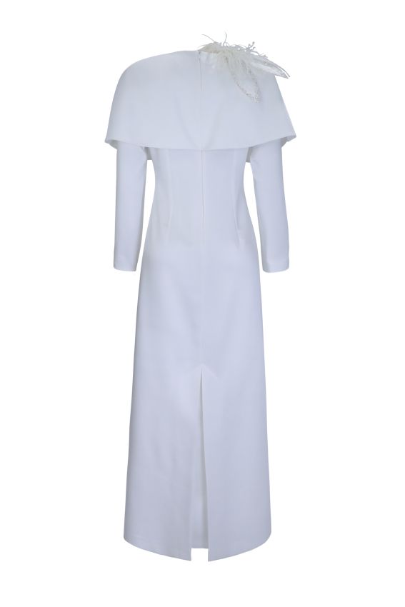 WONDERLAND DRESS EKRU