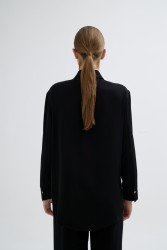 ZALIKA SİYAH BLUZ - Thumbnail