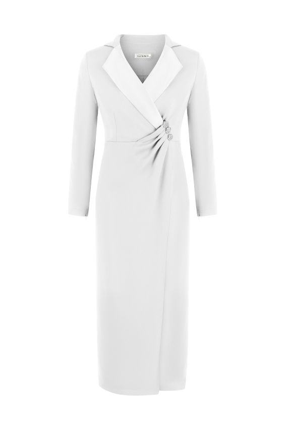 Senna - ZELINS EKRU ELBİSE